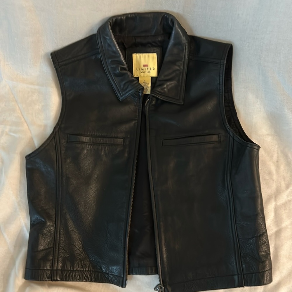 The Limited - leather vest
